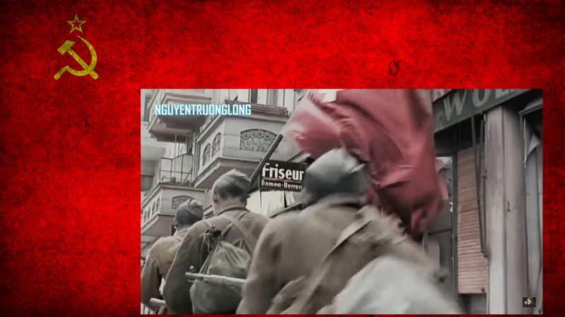 Битва за Берлин 1945 г в цвете Уникальные кадры!