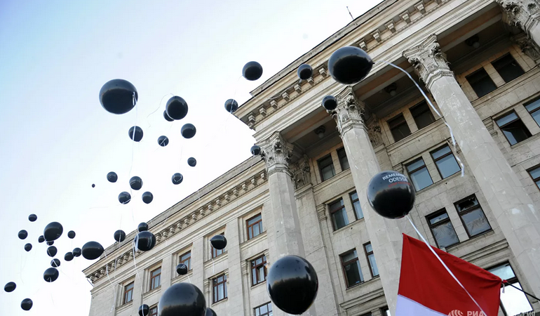 День памяти по погибшим в результате событий 2 мая 2014 года в Одессе